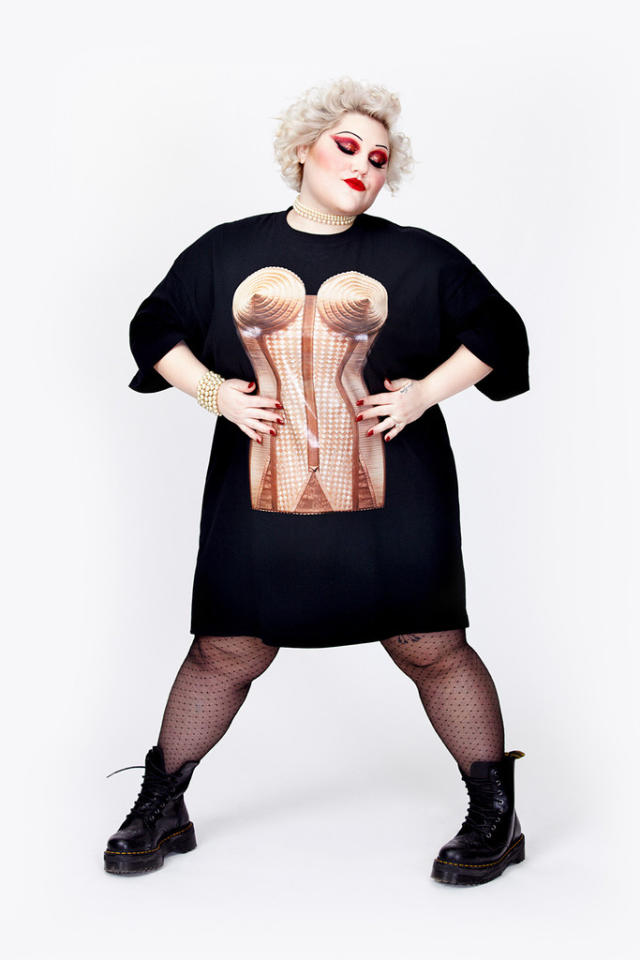 Madonna Iconic Cone Bra Photo Print