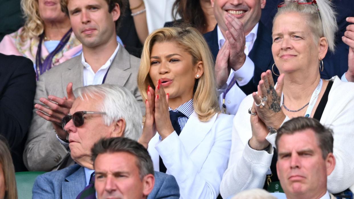 Zendaya en la final de Wimbledon 2024