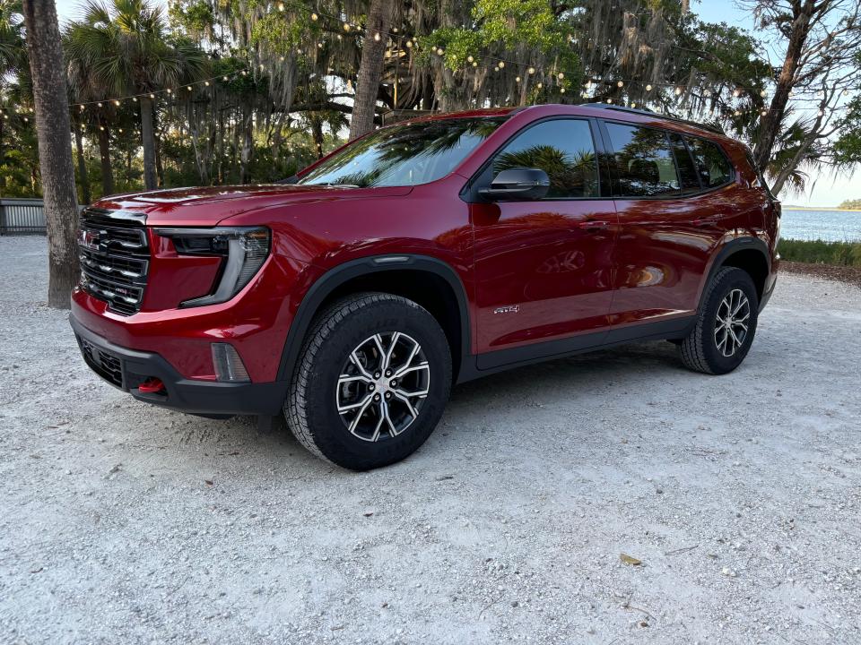 The 2024 GMC Acadia three-row SUV adds passenger and cargo space and plenty of new features.