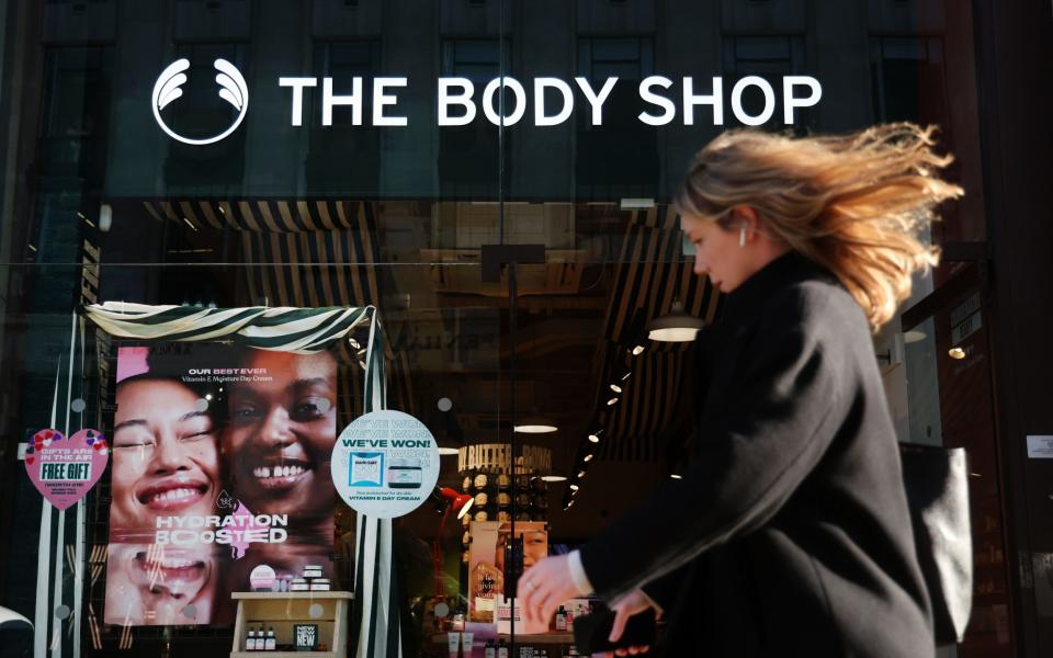 The Body Shop has as many as 10,000 employees and 3,000 stores globally