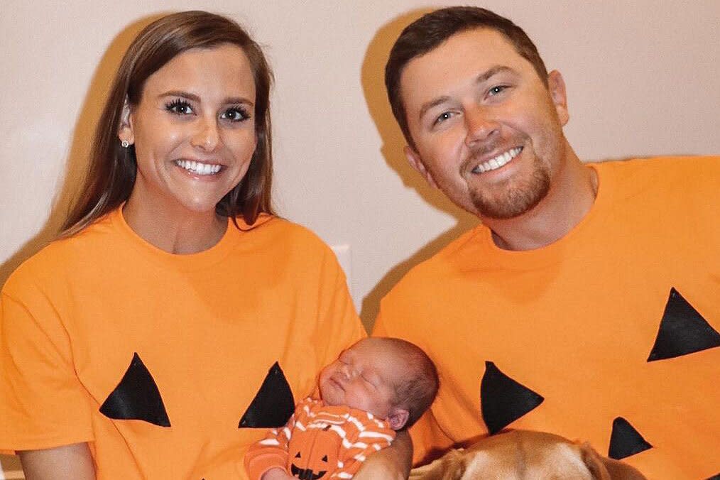 Scotty McCreery and Wife Gabi Celebrate 'One Week with Our Little Pumpkin' Avery on Halloween