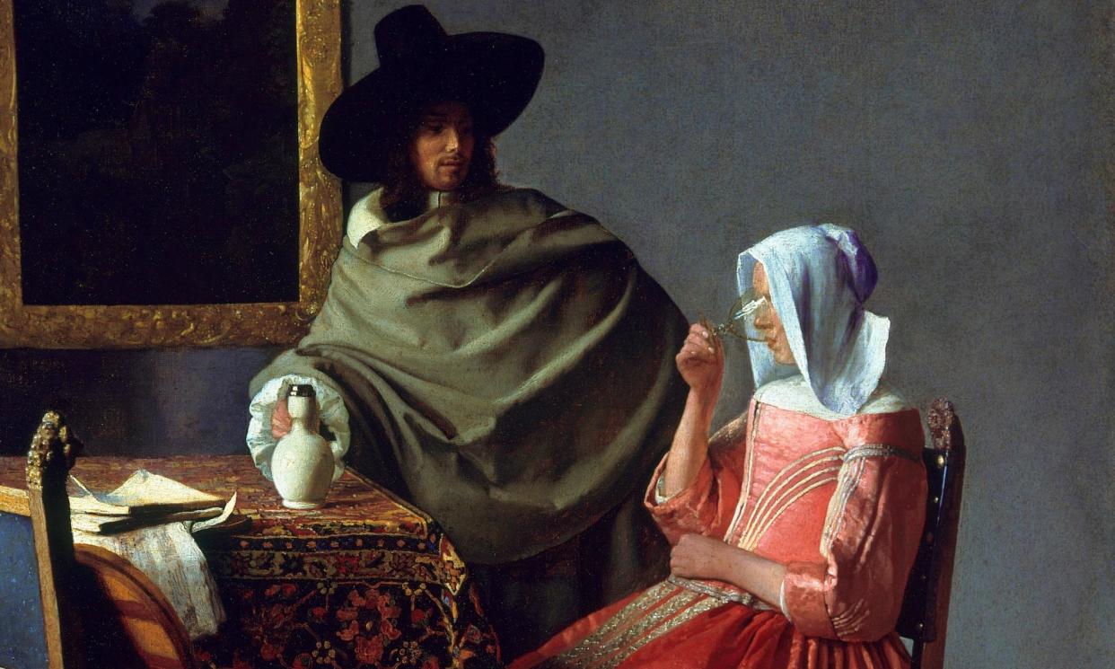 <span>‘It might be useful to pivot from asking, “How can I stop my wife drinking so much?” to, “How can we help with what makes my wife want to drink so much?”’ Painting: The Glass of Wine by Johannes Vermeer.</span><span>Photograph: Google Art Project</span>