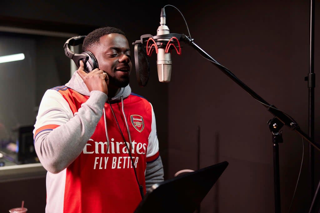 Hollywood star Daniel Kaluuya will narrate Amazon Prime Video’s All or Nothing series on Arsenal (Amazon Prime Video handout/PA)