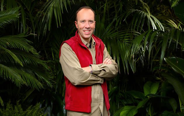 Matt Hancock in his official I'm A Celebrity publicity photo (Photo: ITV/Shutterstock)