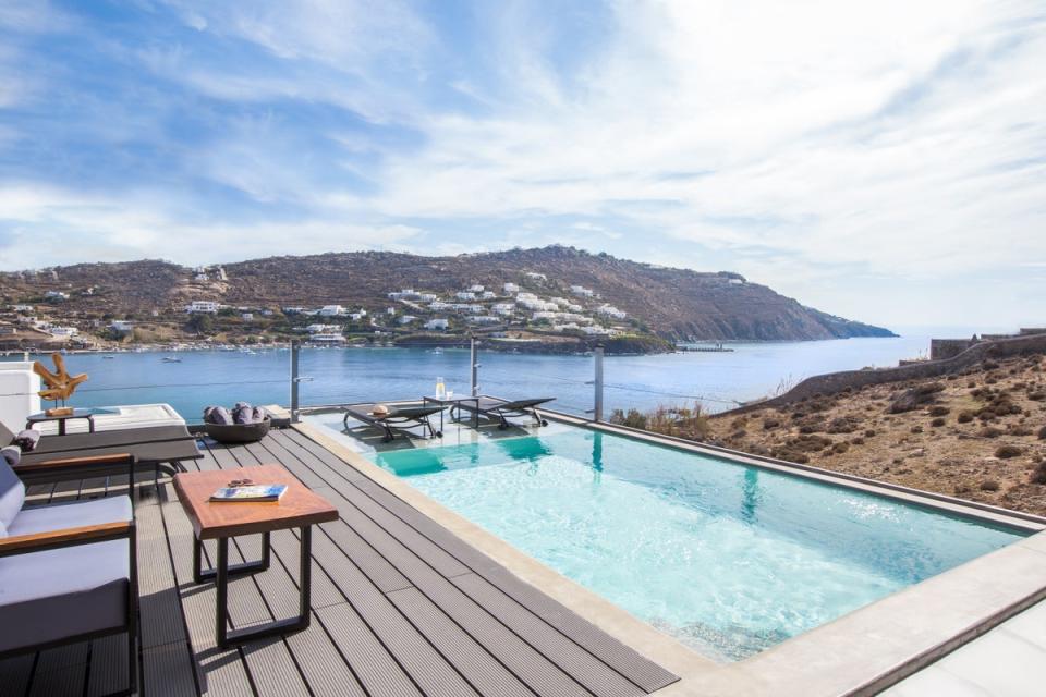 Deluxe Suite Sea View with Private Pool - Kivotos Hotels & Villas Mykonos (Kivotos Hotels & Villas)