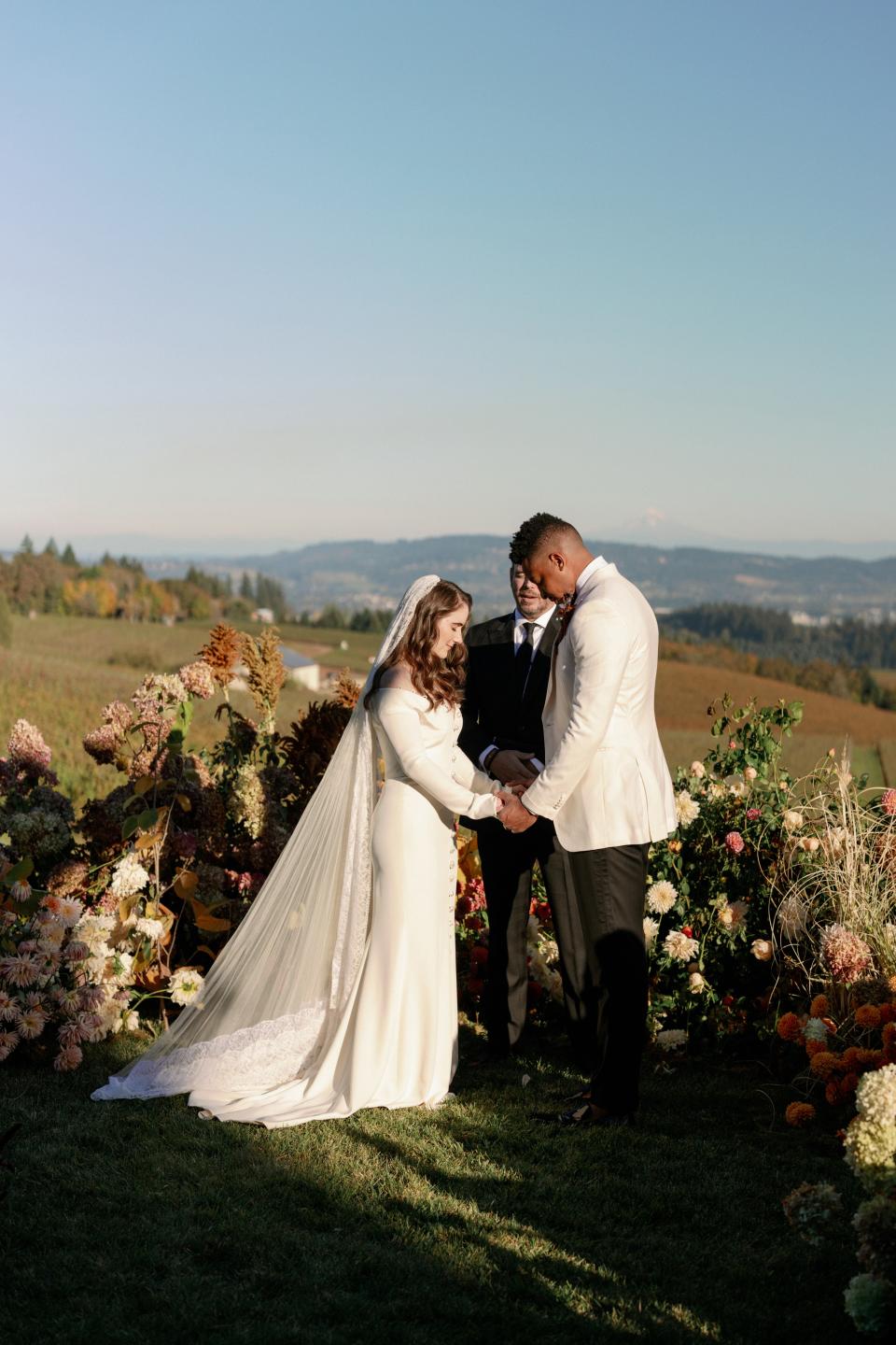 CJ McCollum and Elise Esposito’s Wedding Was an Intimate Affair in Oregon Wine Country