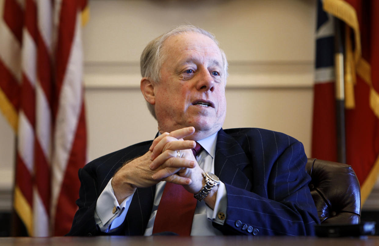 Then-Gov. Phil Bredesen talks about his eight years in office during a 2010 interview in Nashville. (Photo: Mark Humphrey/AP)