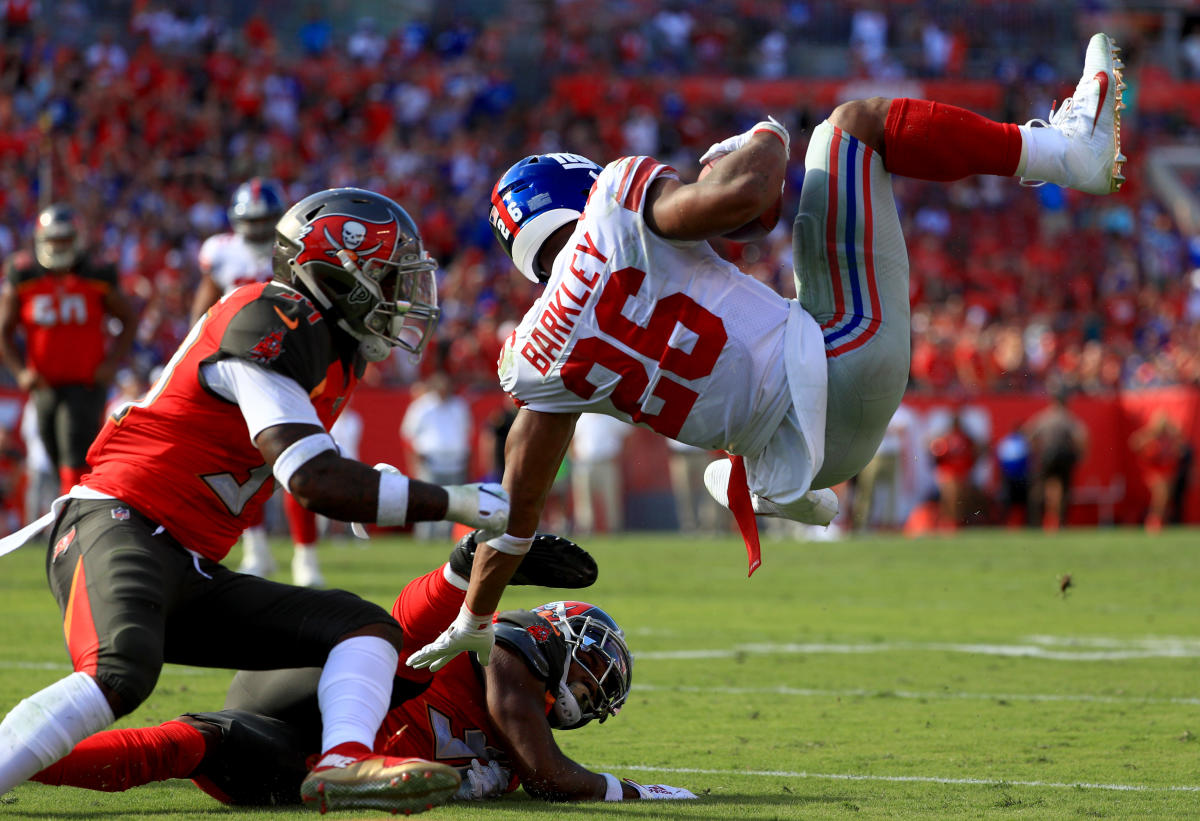 NFL news: Giants' Saquon Barkley suffers ankle injury in Week 2