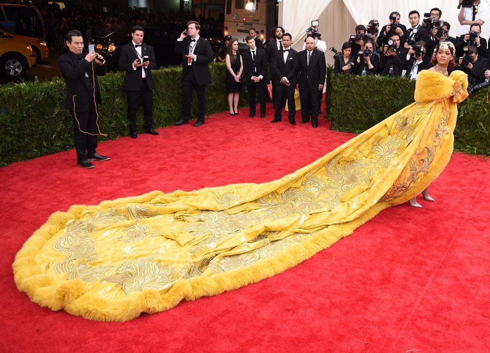 Wearing Guo Pei at the China: Through the Looking Glass Gala.