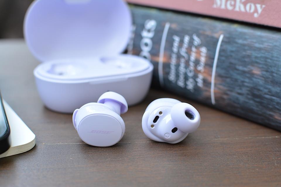 Smaller earbuds offer a better fit and improved comfort. 