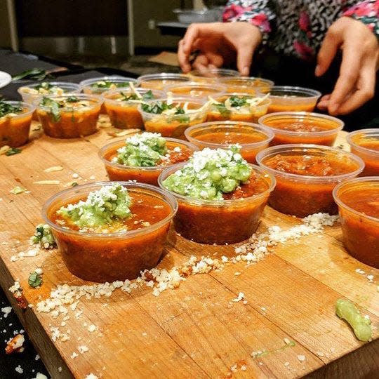 Guests can try various chili samples at the MKE Chili Bowl at Potawatomi Hotel & Casino.