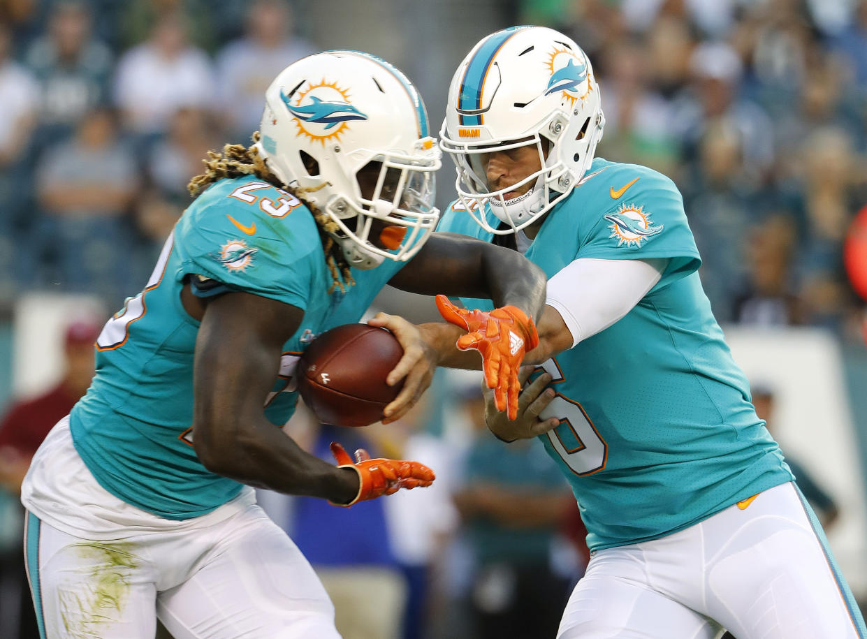 The Miami Dolphins' season opener could be rescheduled due to a hurricane. (AP)