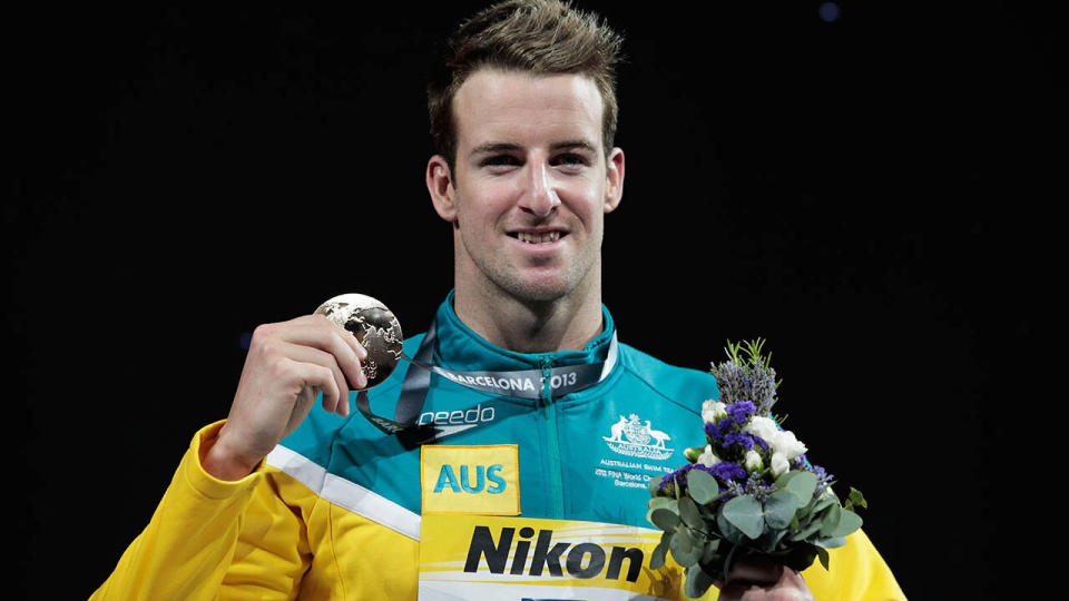 James Magnussen is retiring at 28.  (Photo by Adam Pretty/Getty Images)