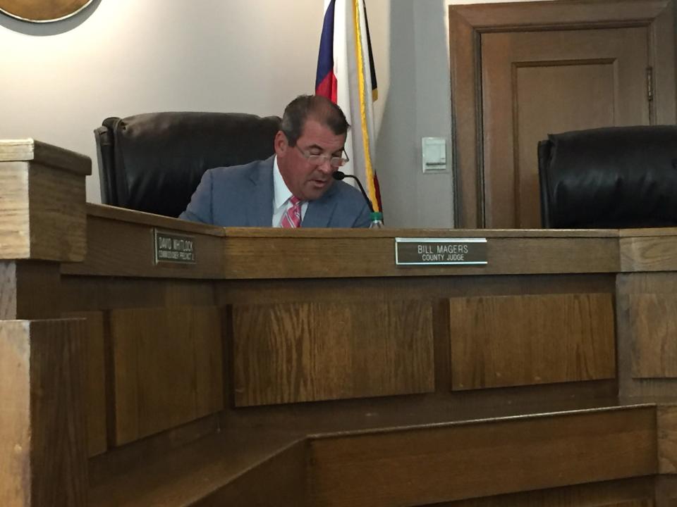 Grayson County Judge Bill Magers in a 2019 file photo