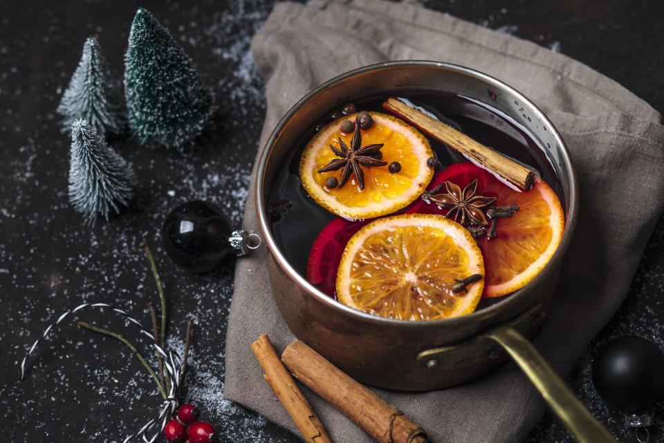 <p>It wouldn't be winter without a stove simmering away with festive spices. Fill your home with the sweet smell of Christmas by creating your own 'stove pot pourii' — a surefire way to add fragrance to every corner. </p><p>Not sure what to use? Vicky suggests: 'Ingredients such as pine, rosemary, lavender, bay leaves, orange slices, star anise, cranberries and cinnamon sticks are guaranteed to fill the air throughout your home with Christmas spirit, whether you're expecting guests or you and your family just want to get into the festive spirit, this is a great way to spread the Christmas cheer'. </p>