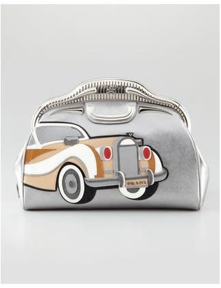 <div class="caption-credit"> Photo by: Photo: Courtesy of neimanmarcus.com</div><b>6. Prada</b> <br> <i><br> 50s cars "saffiano" clutch, $2,270, prada, neimanmarcus.com <br></i> <br>