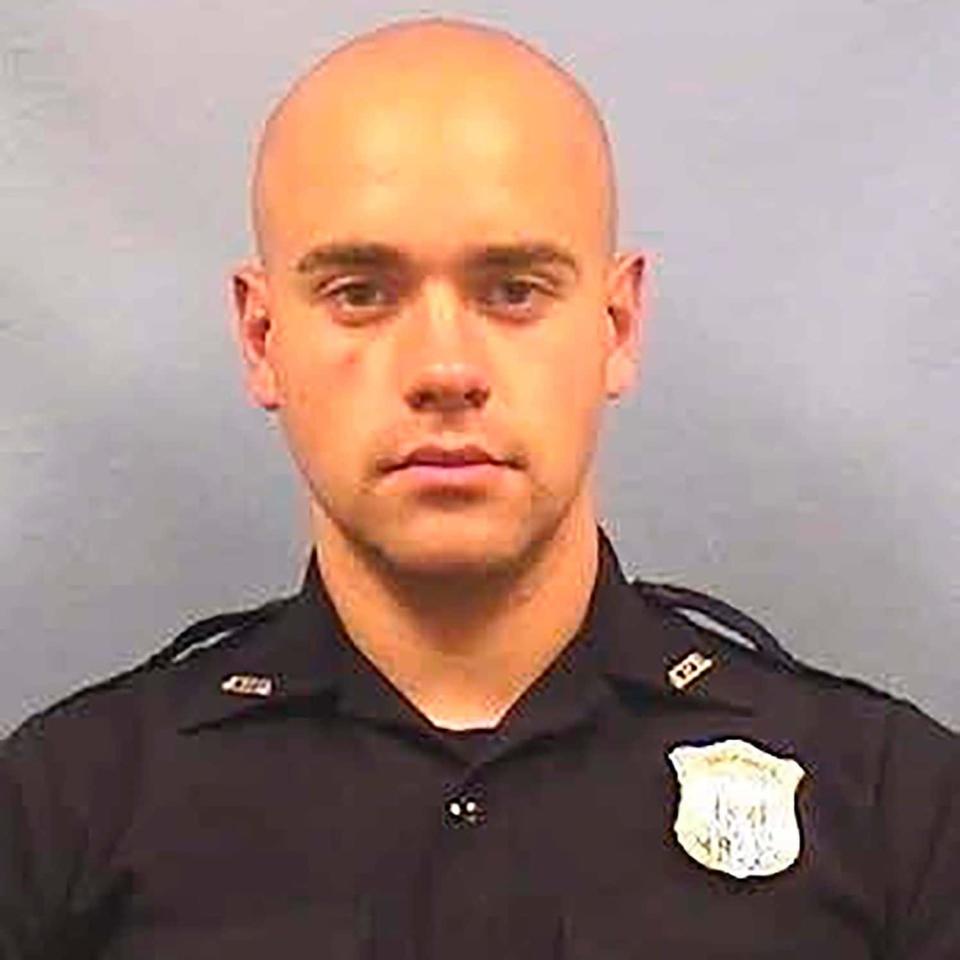 Officer Garrett Rolfe. Rolfe, who fatally shot Rayshard Brooks in the back 