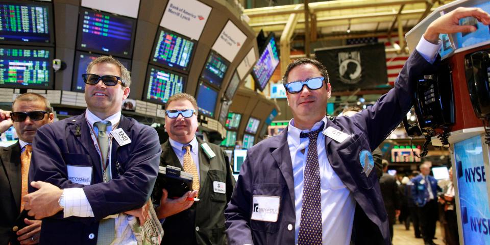 traders relaxing nyse cool sunglasses