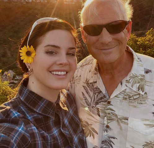 <p>Rob Grant Instagram</p> Rob Grant and Lana Del Rey.