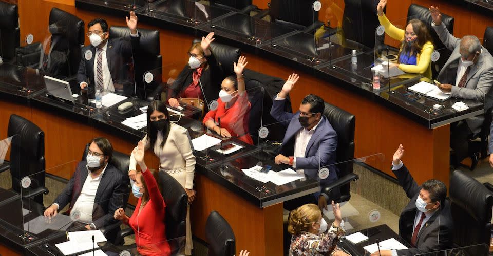 Sesión Comisión Permanente discutiendo desafuero de diputados