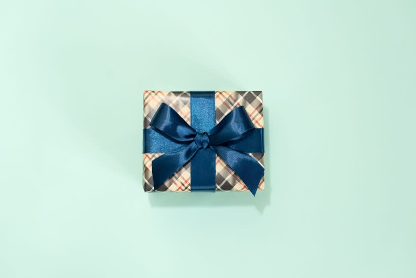 Blue present box