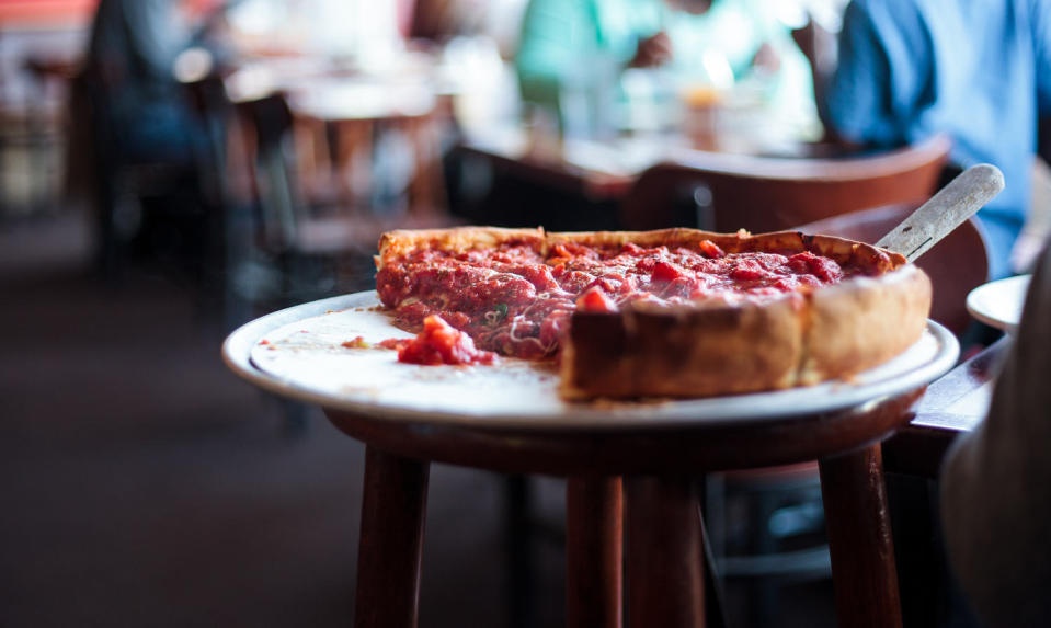 deep dish pizza (Angelo DeSantis / Getty Images)