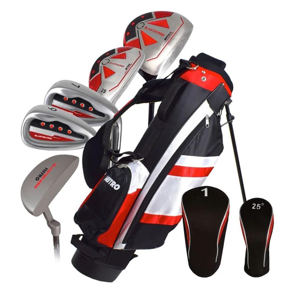 7) Nitro Blaster Pro Golf Junior 8 Piece Complete Set