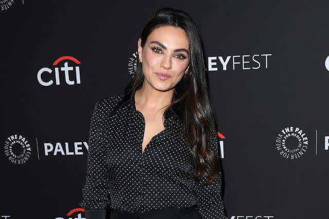 <p>Steve Granitz/FilmMagic</p> Mila Kunis at PaleyFest LA 2024