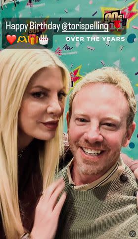 <p>Ian Ziering/Instagram</p> Ian Ziering and Tori Spelling