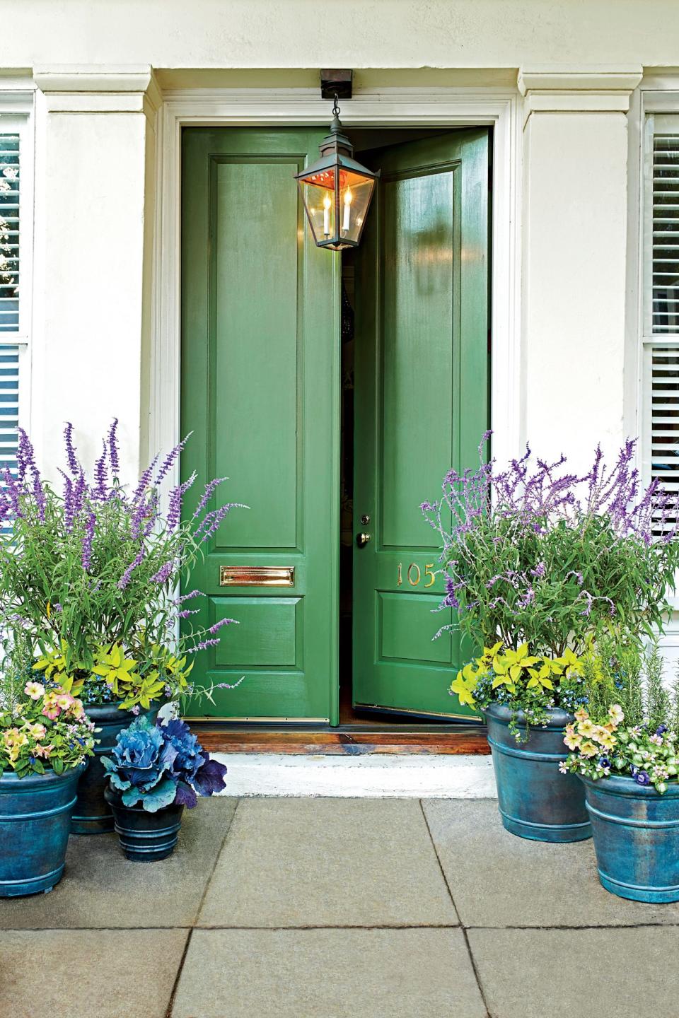 Garden Green Door