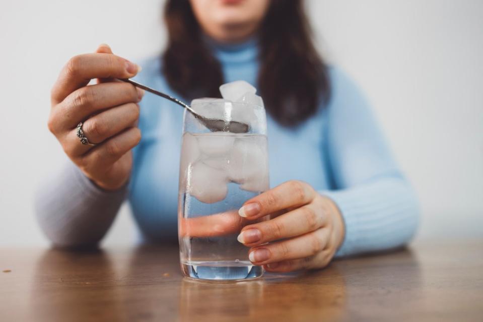 People may chew ice out of boredom, hunger or stress, to stop smoking, to satisfy pregnancy cravings or simply because they like the sound of the crunch. Getty Images