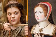 <p>Little Lucy Pevensie is all grown up. George Henley, who played C.S. Lewis's iconic character in the <em>Chronicles of Narnia </em>films now appears in <em>The Spanish Princess </em>as Prince Harry's sister Meg, who goes on to become the Queen of Scots.</p>