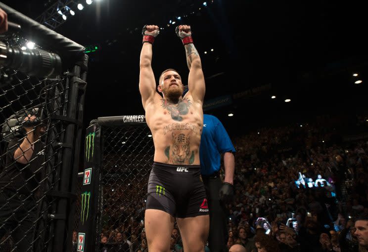 Who benefits most from Conor McGregor headlining UFC 205? Conor McGregor, of course. (Getty)