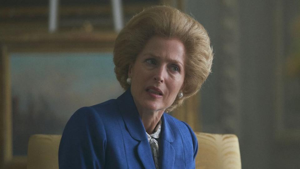 Gillian Anderson en The Crown