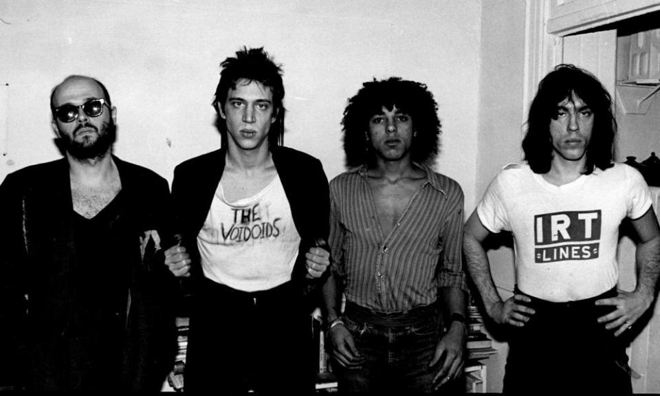 … whose film Smithereens featured Richard Hell (second left, with punk band the Voidoids …