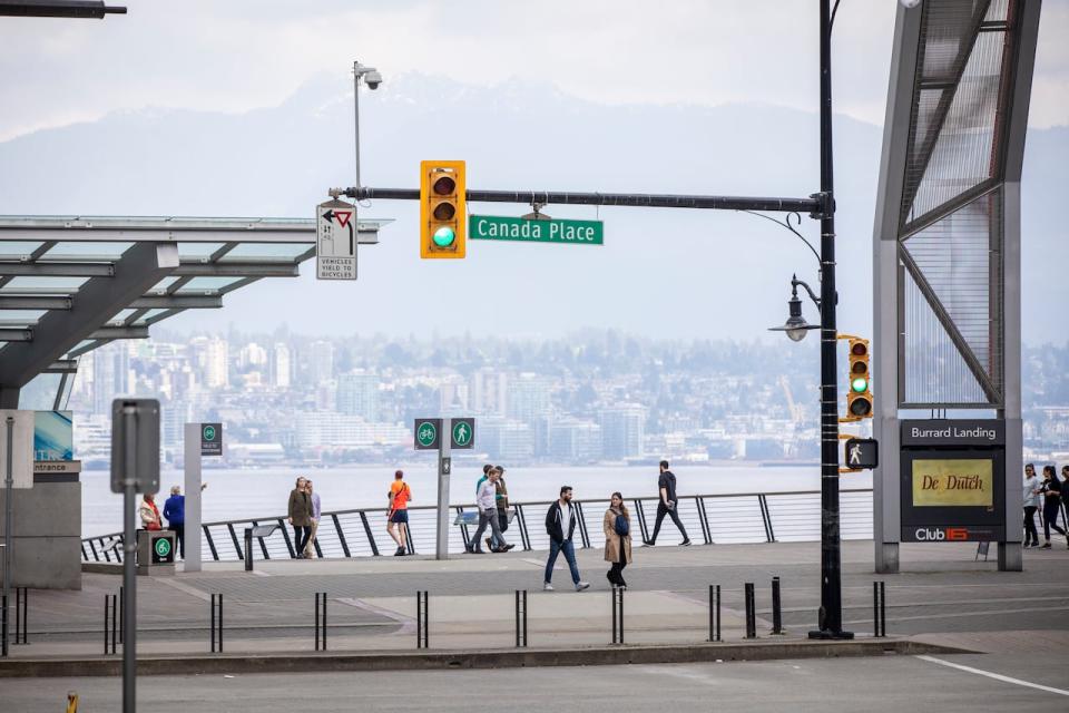 Canada Place street is pictured in Vancouver, British Columbia on Tuesday, May 30, 2023. 