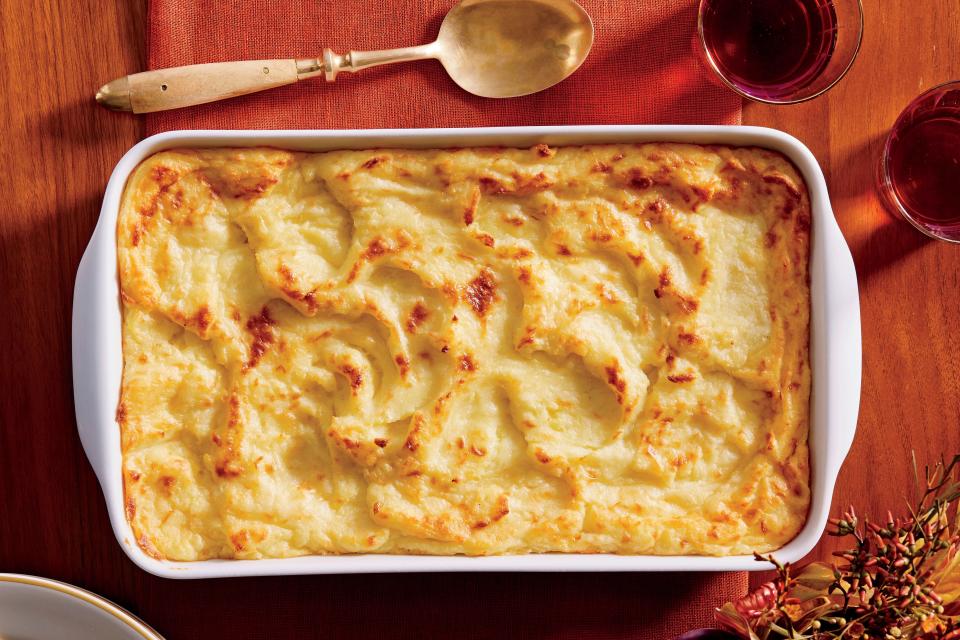 Cheesy Mashed Potato Casserole