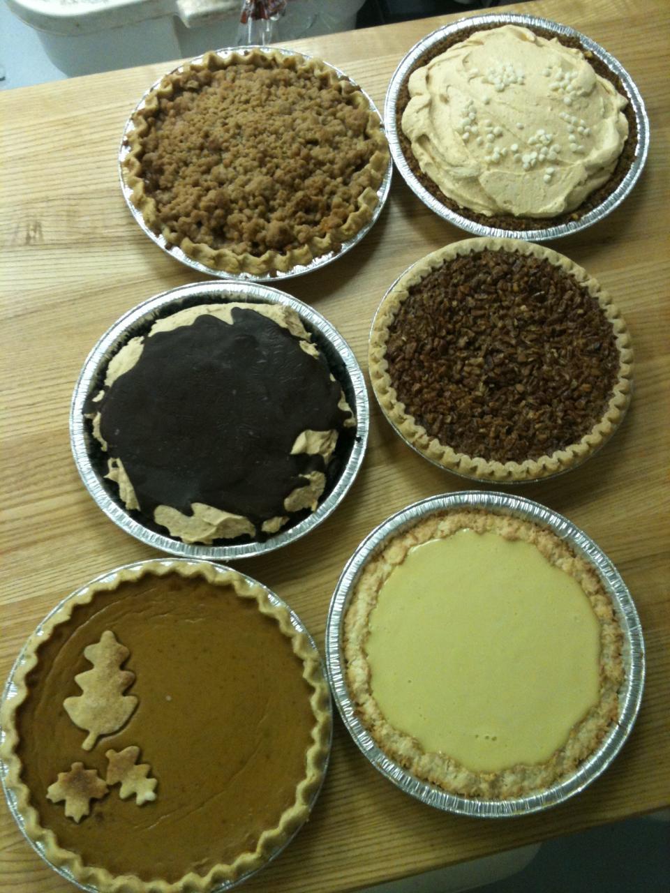 A selection of scrumptious pies from Sweet Disposition