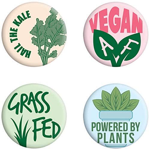 20) Vegan Badge Pack