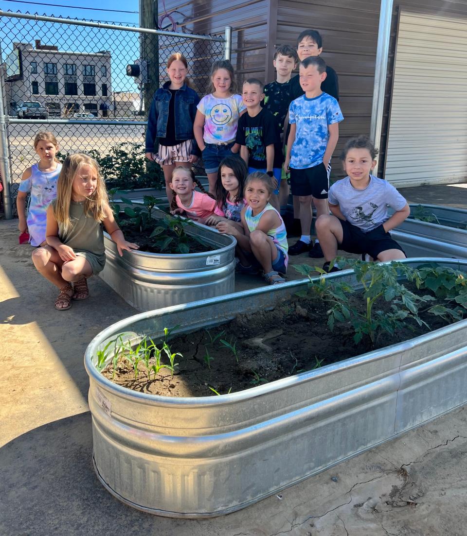 The First English Lutheran Church Early Learning Center was awarded a grant last summer to instruct children about gardening.