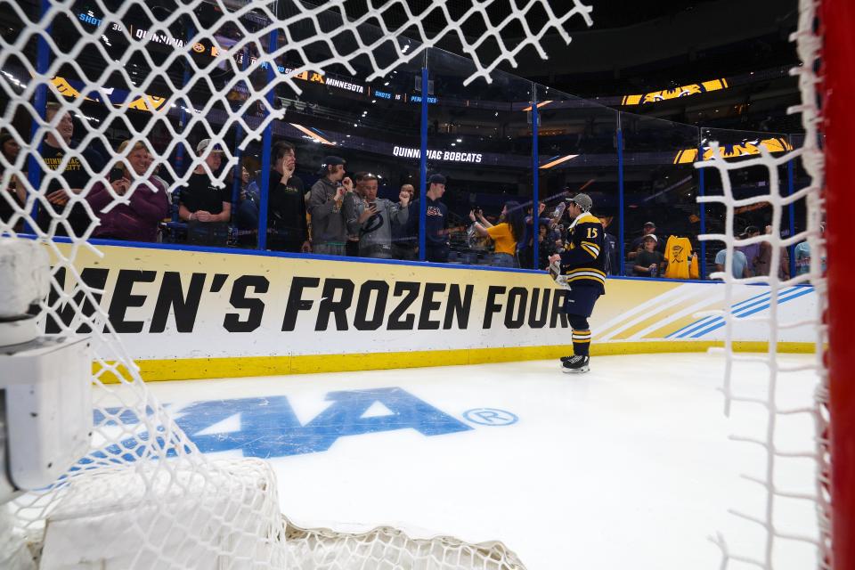 The NCAA hockey regionals are in Providence this weekend, with the winner advancing to the Frozen Four, which will be in St. Paul, Minn., next month.