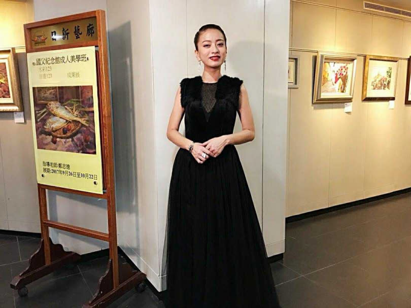 游蕎軒2017年時曾以電視劇《蘇足》入圍金鐘獎「最佳女配角獎」。（圖／翻攝自臉書）