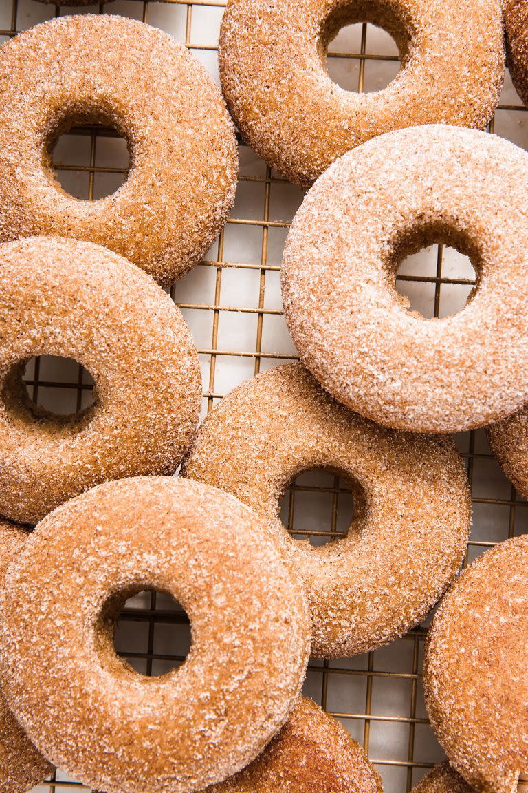 Cinnamon Sugar Vegan Donuts