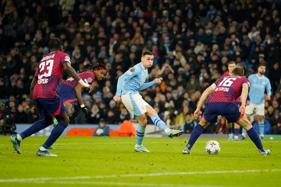 Phil Foden masterminded Man City’s comeback (AP)
