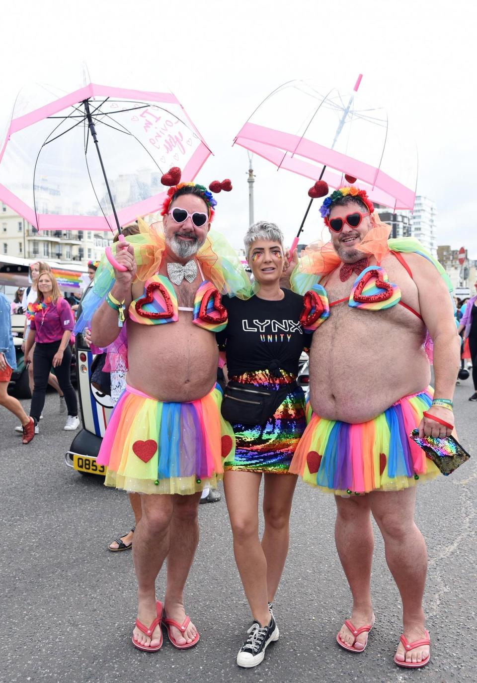 Thousands took to the streets for the Brighton pride festival. (Justin Goff/goffphotos.com)