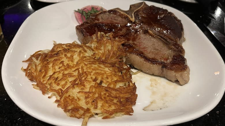 Gorat's steak and hash brown