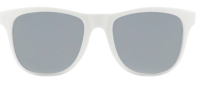 Sunpocket White Matt Sunglasses