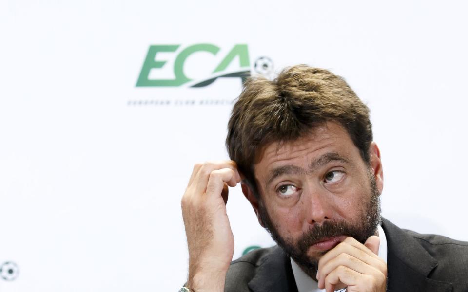 Juventus chairman Andrea Agnelli was one of the driving forces behind the Super League proposals - SALVATORE DI NOLFI/EPA-EFE/Shutterstock /Shutterstock