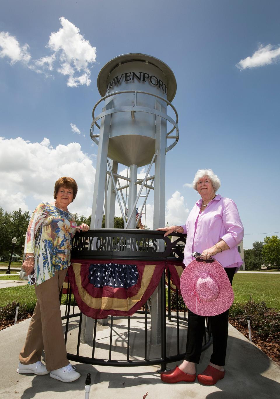 Harriet Rust, shown at right in 2015, was the leader of the Davenport Historical Society for years. She will be inducted into the Polk Arts and Culture Hall of Fame.