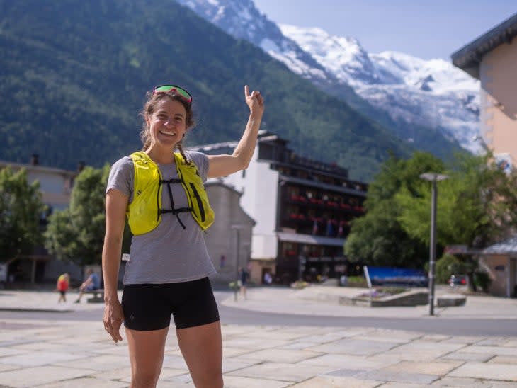 Hillary Gerardi in Chamonix Mont-blanc FKT